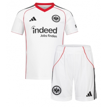 Billige Fotballdrakt Eintracht Frankfurt Replika Bortedraktsett Barn 2025-26 Kortermet (med bukser)